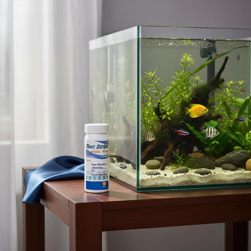 Marine Test Kit - Aquarium-Wasserteststreifen 50 Stück Tragbares Professionelles Qualitäts-Detektionsset