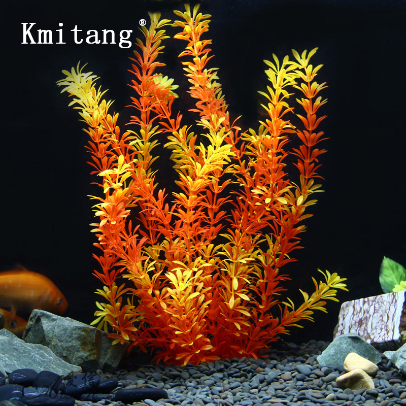 Aquarium Marine Tank - 100cm Tropische Pflanzen, Große Künstliche Wasserpflanzen,