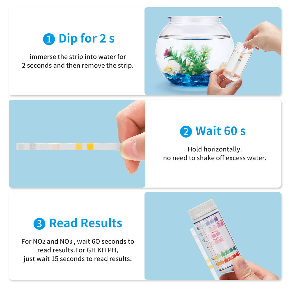 6-in-1-Wasserqualitätsteststre – Marine Test Kit Bewertung und Preis