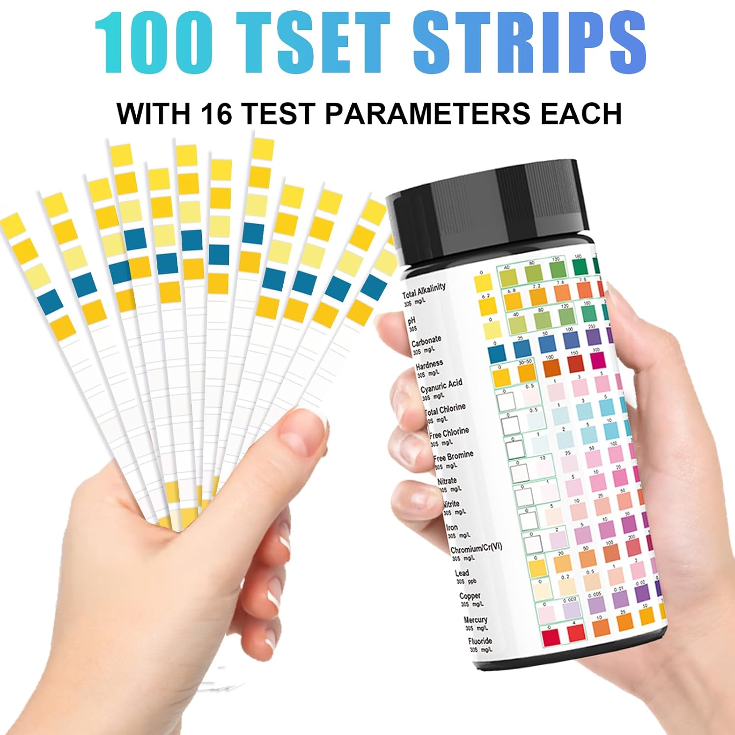 16-in-1 Wasserteststreifen, 10 – Marine Test Kit Bewertung und Preis