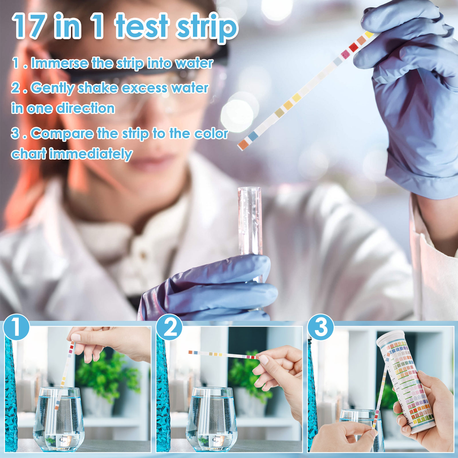 5-17 in 1 Aquarium-Teststreife – Marine Test Kit Bewertung und Preis